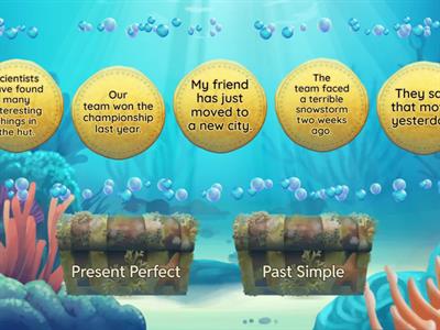 Sort - Past Simple and Present Perfect