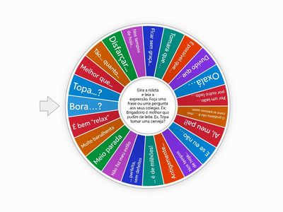 Roleta das expressões