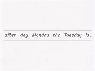 Days and BEFORE/AFTER