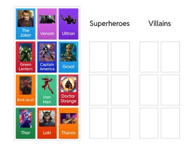 Heroes and Villains