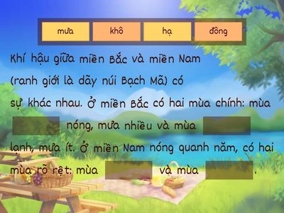 Địa lý lớp 5 (HK1)