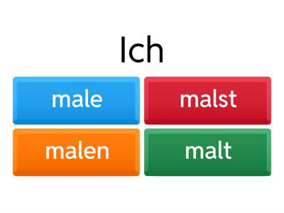 Časování německých sloves v přítomném čase