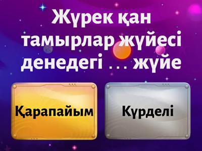 Жүрек-қан тамырлар жүйесі