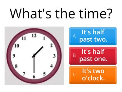 What's the time?