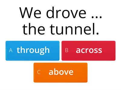 Prepositions of place  Choose the correct answer Starlight 6