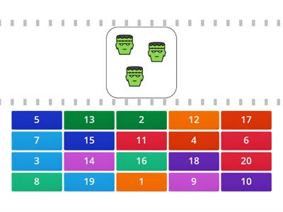 Números del 1 al 20