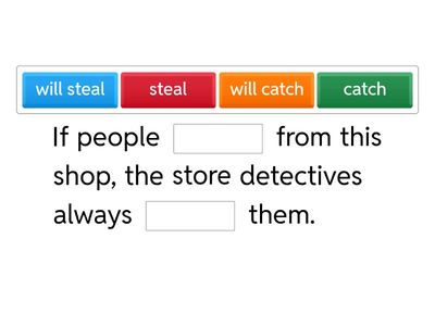 Zero and First Conditionals 