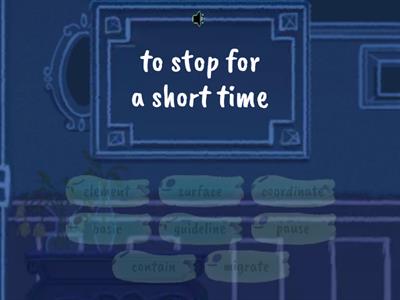 Level 1 Unit 7 Lesson 1 Vocabulary 