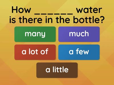 Quantifiers Revision Exercise