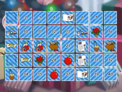 Parejas de Navidad pictogramas