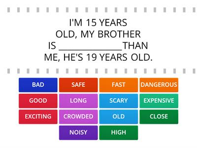 COMPARATIVES (F1)