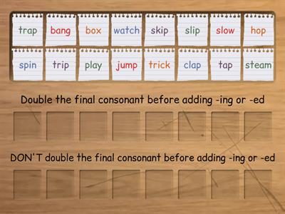 Suffix rules doubling