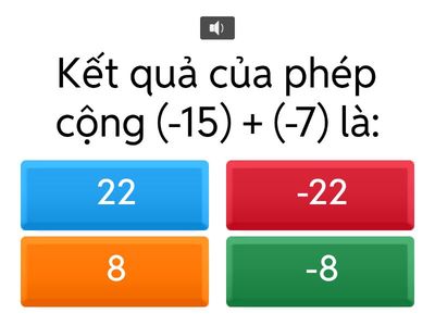 CỘNG TRỪ SỐ NGUYÊN