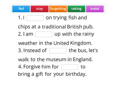 Use of English. Gerund