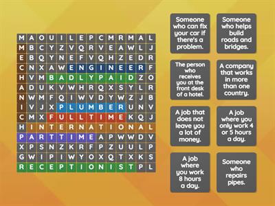 Movers- Unit 3  WORD STORE