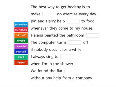 Reflexive Pronouns