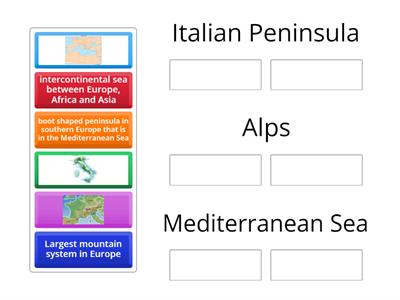 Features of Europe Sort