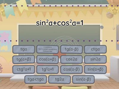 Тригонометрические формулы (все)