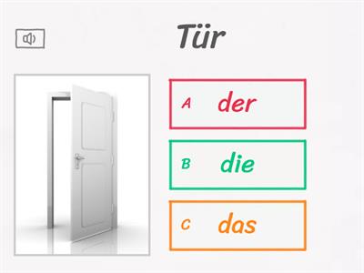 A1 Artikel - Deutsch 2