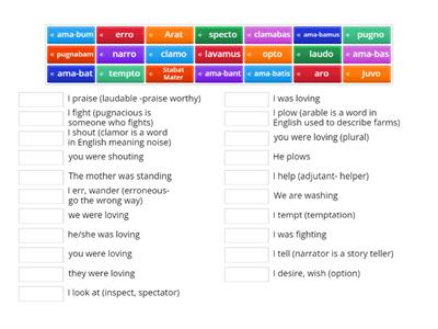 First Form Latin, Memoria Press, Year one, lesson 2