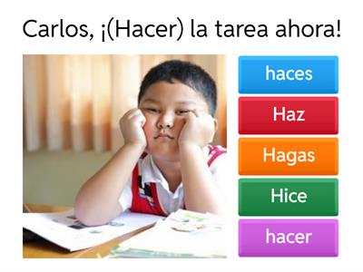 Affirmative/Negative Irregular "Tú" commands