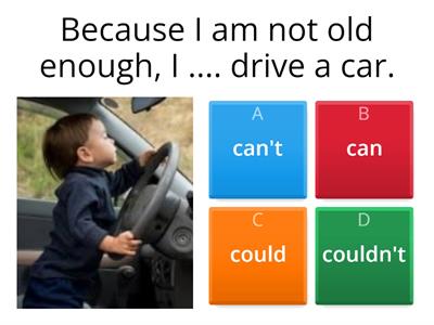 Could / couldn't / can / can't