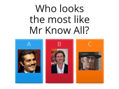 Getting to Know Mr. Know All