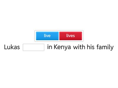 usa Present simple affirmative form 1