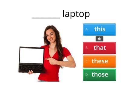 This, that, these, those