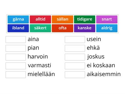 nyckel 8 liikkuvat määreet stycke 5 övning 10