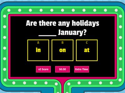 PREPOSITIONS IN ON AT