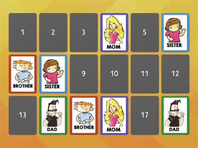 Family - Memory game