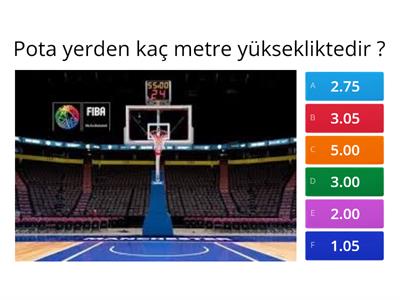 Basketbol ile ilgili sorular