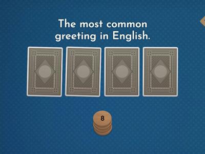 Bet on GREETINGS AND QUESTIONS beginners