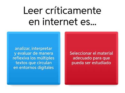 Lectura crítica digital