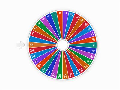 Random number selector 1-35