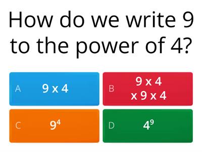  Indices Quiz