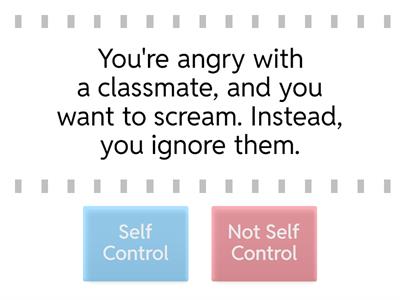 Self Control