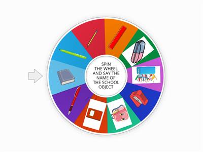 SCHOOL OBJECTS WHEEL 