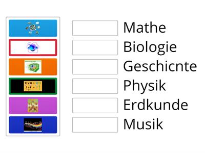 Schulfaecher