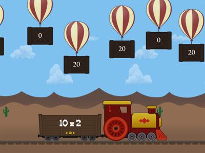 Balloon Pop: 10 Times Table