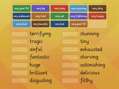 Solutions Pre-inter. 3rd Unit 2F Extreme adjectives