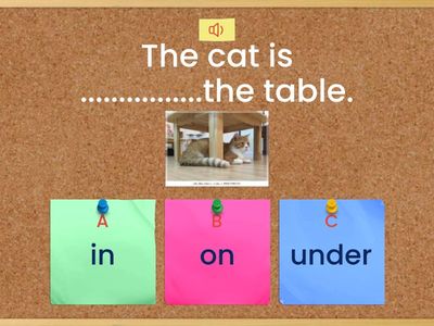 M. K3.in, on, under, by