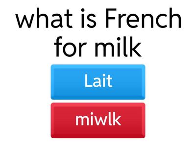 One question in one second 