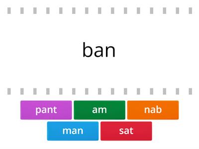 Goals 1 Unit 2 Letter N (t,a,m,b,s,n) Decodable Words 