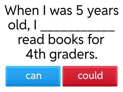 Modals of Ability- Past