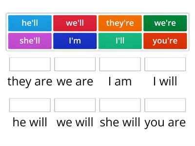 Contractions Match Up