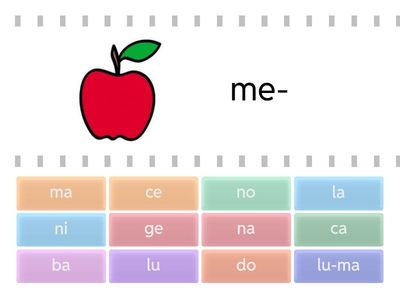 Completa con le sillabe mancanti