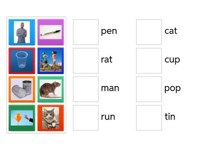 Phonics Phase 2 Match-up!