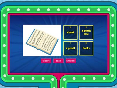 singular and plural items 